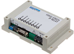 Web relay + full serial port over IP IP Relay HWg-ER02b HW group